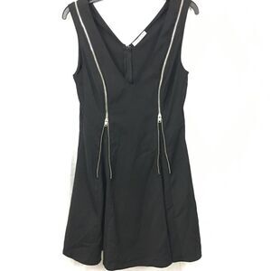 Mika & Gala Black Sleeveless Skater Dress